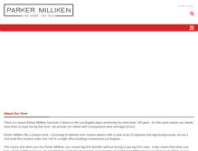 Tablet Screenshot of parkermilliken.com